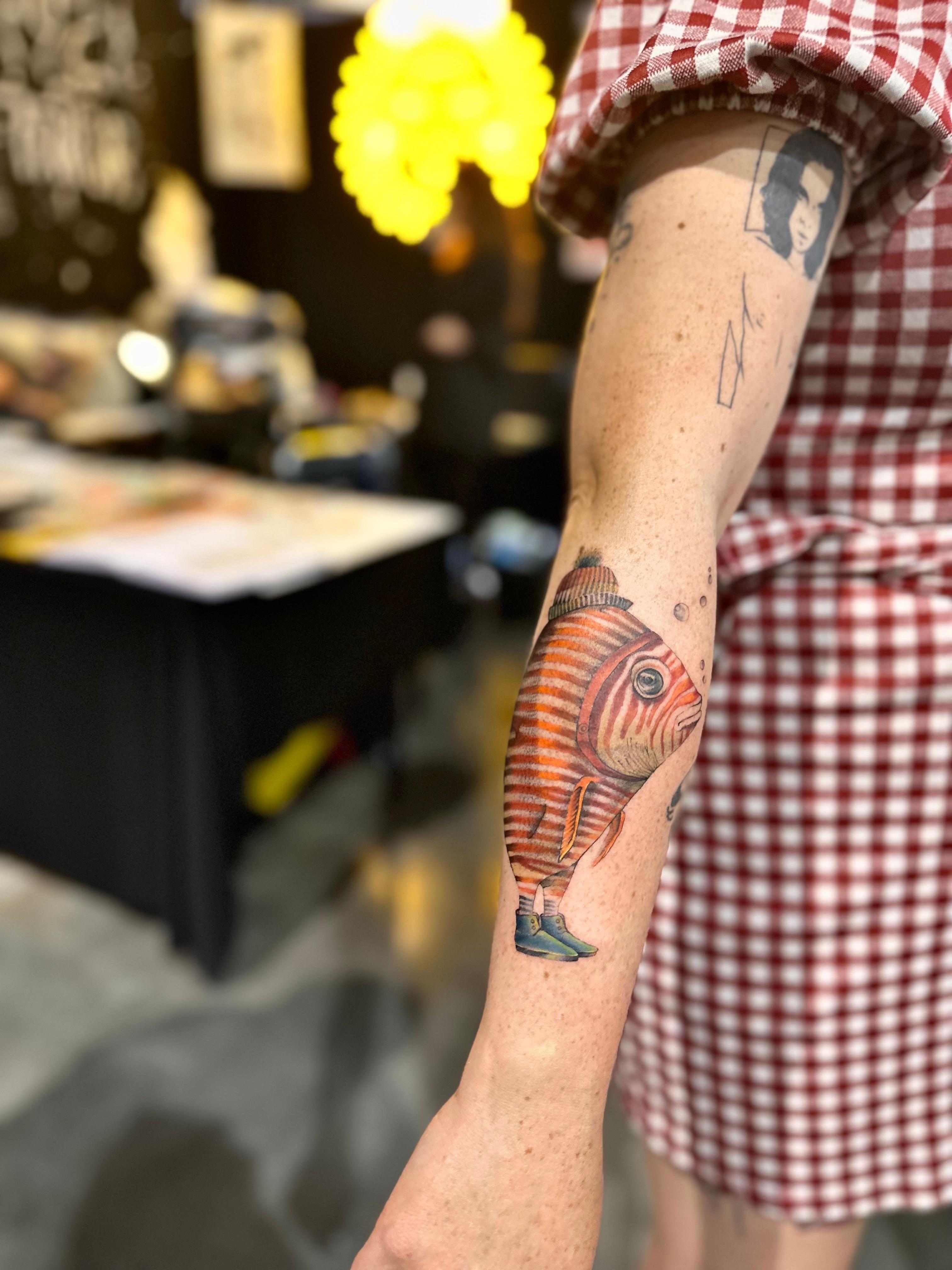 Inksearch tattoo ciemna strona widelca