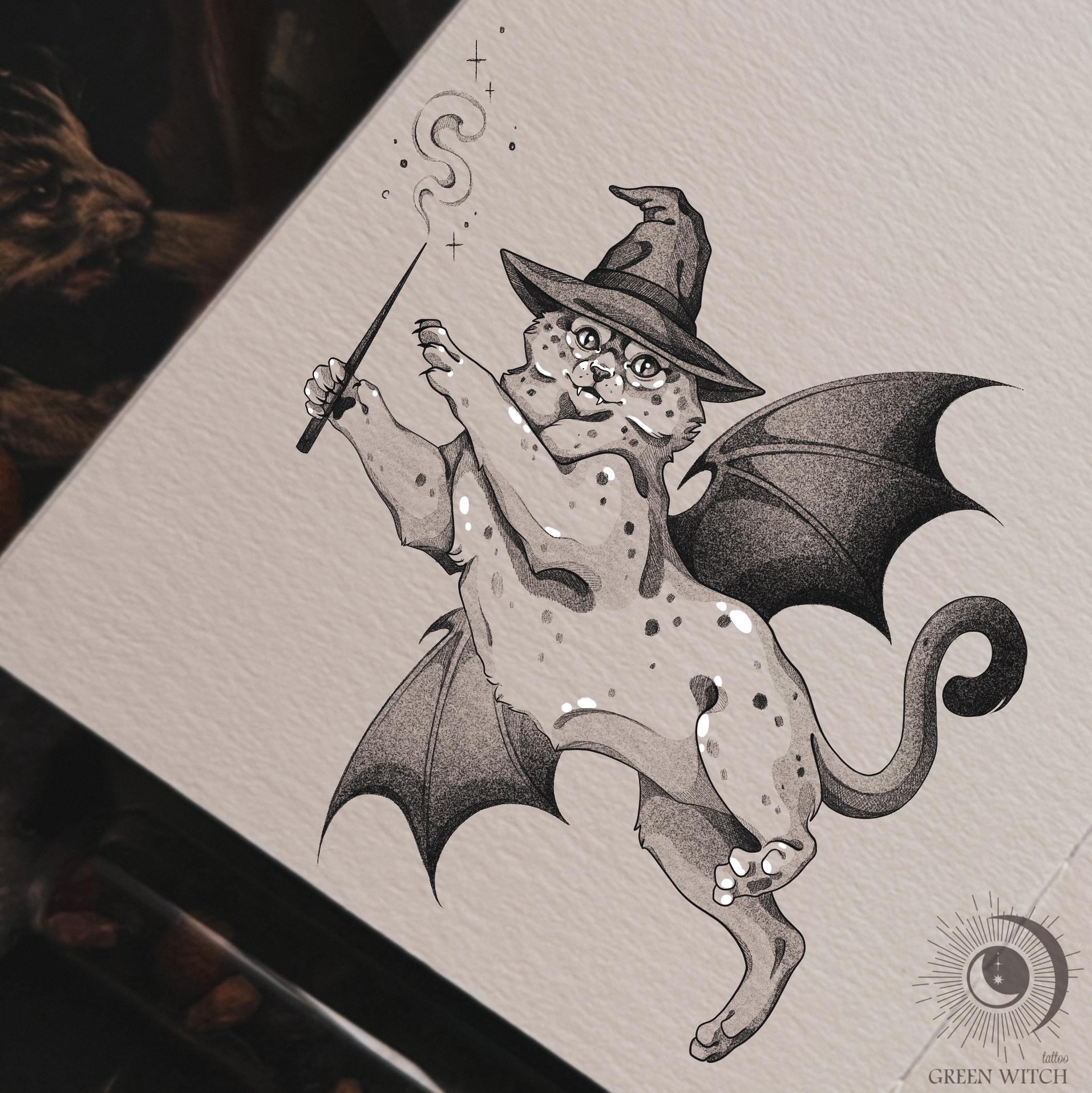 Inksearch tattoo GREEN WITCH TATTOO