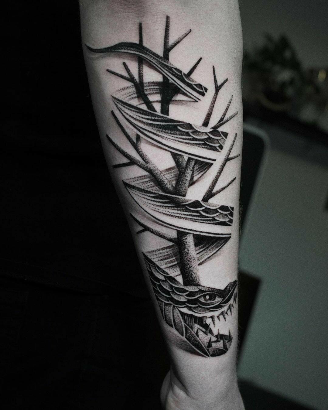 Inksearch tattoo Patryk Chybowski (Boski Tattoo)