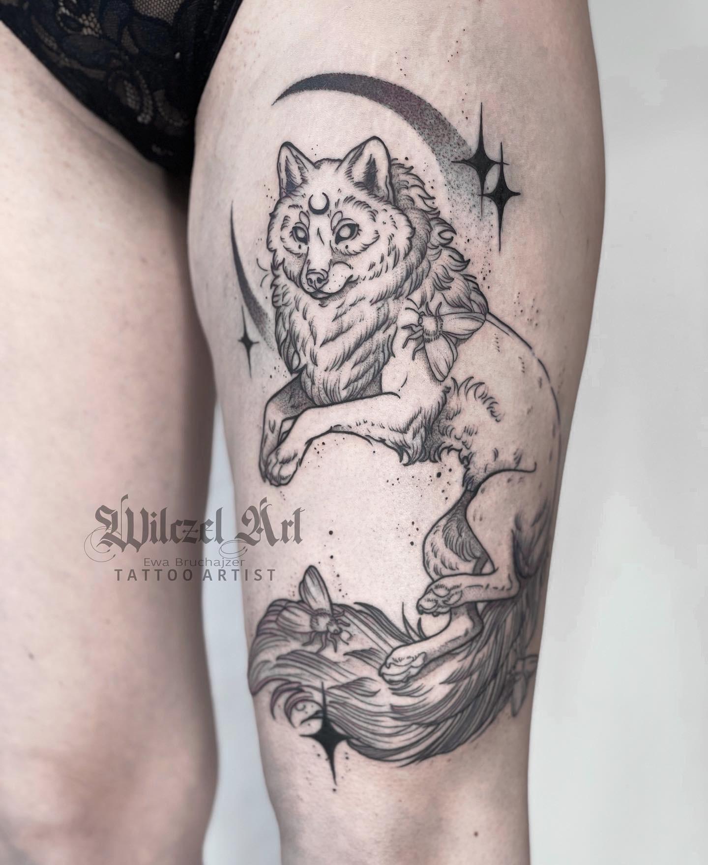 Inksearch tattoo Wilczeł