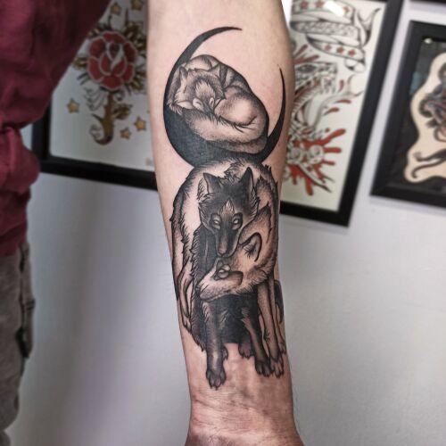 Eevee Morningstar inksearch tattoo