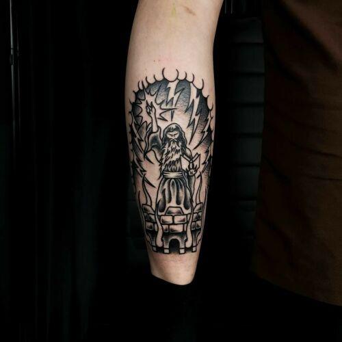 SPIKE HEAD inksearch tattoo