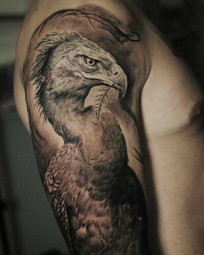 Marcin Nencek Grey eye Tattoo inksearch tattoo