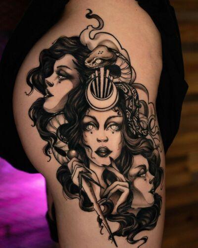 Wściekła Blondyna inksearch tattoo