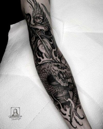 Mona Lisa Tattoo Bialystok inksearch tattoo