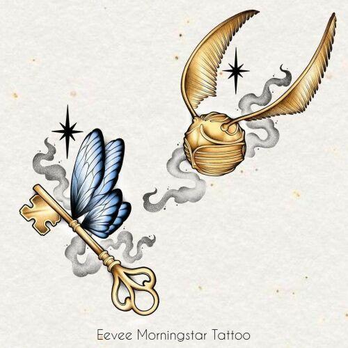 Eevee Morningstar inksearch tattoo